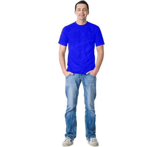 Футболка СИРИУС васильковая, р. 5xl/68-70 УЗ-01/8 1
