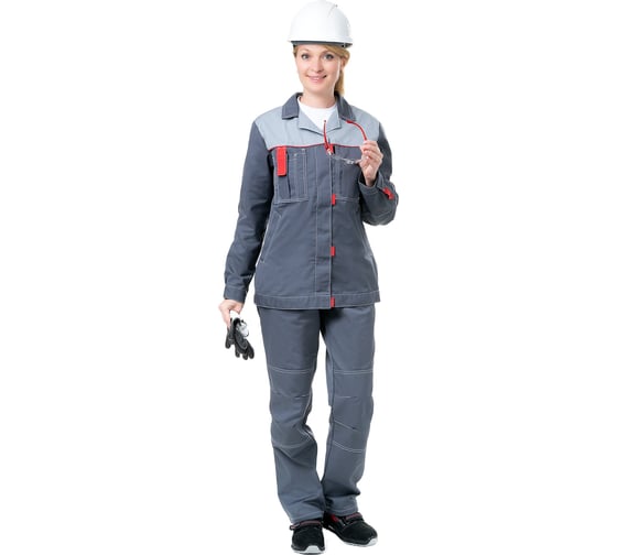 Женская летняя куртка Техноавиа Сити, темно-серая, размер 80-84, рост 158-164 3096A 1