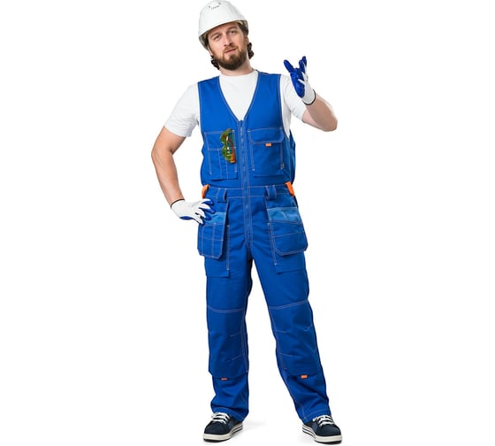 Мужской летний полукомбинезон Техноавиа Сити-Мастер васильковый, размер 128-132, рост 170-176 3067K 1