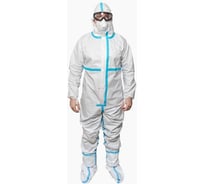 Комбинезон химзащиты Фабрика Вега Спец vega pro ultra с бахилами, размер 56-58 1671230