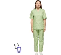 Женский костюм хирурга ООО Комус м05-кбр плюс зеленый, размер 56-58, рост 158-164 1697825