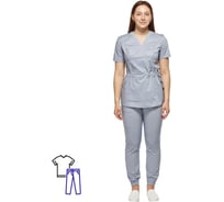 Женский медицинский костюм ООО Комус м24 кбр серый 44 158-170 1750328
