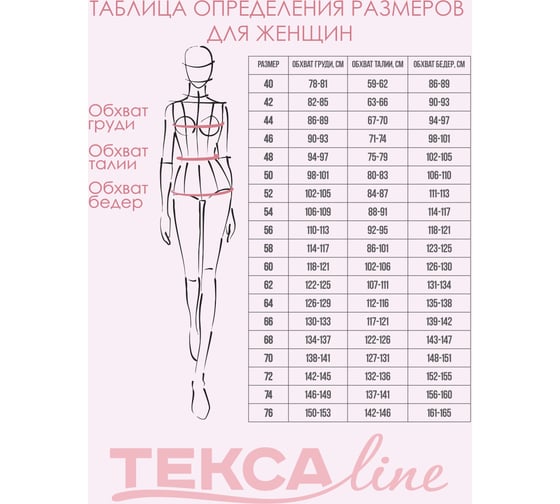 Женские брюки Tekca Line 002 1, светло-небесный, размер 48-50, рост 170-176 2030054863144 1