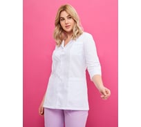 Женский блузон Tekca Line Эконом белый, размер 48-50/170-176 2030054869290