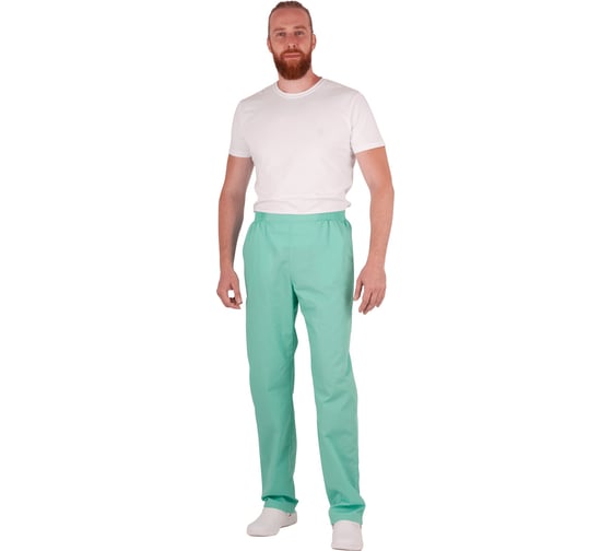 Мужские брюки ГК Спецобъединение бирюзовые Брю 717/96-100, 182- 1