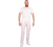 Мужские брюки ГК Спецобъединение белые Брю 714/120/182