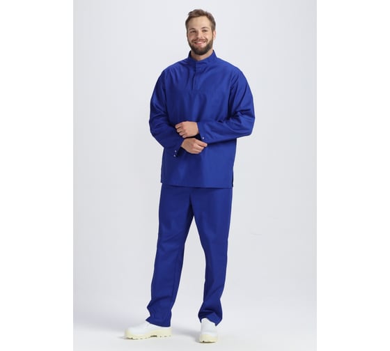 Костюм ФАКЕЛ мужской ХАССП-Стандарт NEW ткань Смесовая, 160 г/кв. м, васильковый, размер 68-70, рост 182-188 87491162.017 1