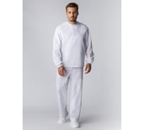 Костюм ФАКЕЛ мужской ХАССП-Стандарт NEW ткань Смесовая, 160 г/кв. м, белый, размер 48-50, рост 182-188 87491156.006