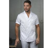 Блуза ДОКТОР СТИЛЬ Скай белая сатори ЛЛ 2212.01/108/XXL