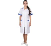 Женский халат Сириус Мила, белый/голубой/васильковый, р. 88-92, рост 158-164, 52969