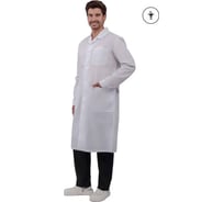 Мужской халат Урсу.с "Символ" белый ; 52-54, 170-176 МЕД508-340 35167837