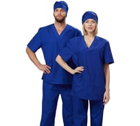 Хирургический костюм Урсу.с универсальный, васильковый (РАЗНОТОН) РАСПРОДАЖА ; 44-46, 170-176 МЕД521-ВАСИЛЕК (РАЗНОТОН)