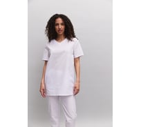 Блуза женская ООО ГУП Бисер Вероника белый, размер 52-54, рост 170-176 4660391413337