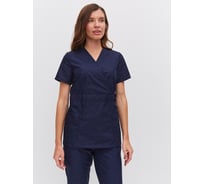 Блуза женская ООО ГУП Бисер Аура синий, размер 48-50, рост 170-176 4660391412903