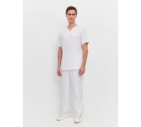 Костюм мужской медицинский ООО ГУП Бисер Пульс белый, размер 56-58, рост 182-188 4660391415188