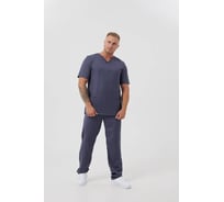 Костюм мужской медицинский ООО ГУП Бисер Пульс темно-серый, размер 56-58, рост 170-176 4630407336745