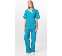 Костюм ГК Спецобъединение ШАРМ, бирюзовый (80-84, 158-164), Кос 728/80/158