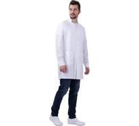 Мужской халат ГК СпецобъединениеГИППОКРАТ от ОПЗ, белый (128-132, 170-176), Хал 724/128/170