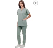 Костюм женский URSUS "Эрла" зеленый воск ТОР6026-2М/52-54, 170-176