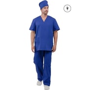 Костюм хирургический универсальный URSUS васильковый МЕД521-030/40-42, 170-176