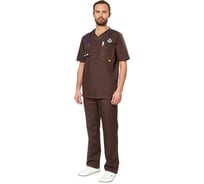 Мужской комплект Авангард. Профессиональная экипировка Аура, коричневый, р. 112-116, рост 182-188 515575