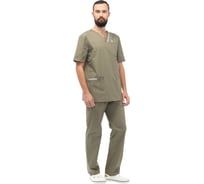 Мужской комплект Авангард. Профессиональная экипировка Юник, олива/светло-серый, р.112-116, рост 170-176 520105