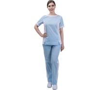 Костюм ГК Спецобъединение ГРАЦИЯ светло-голубой/белый кос 866/120/158