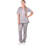 Костюм ГК Спецобъединение САНДРА серый/светло-розовый кос 702/104/158