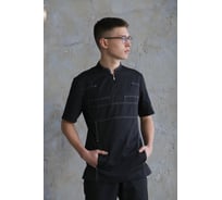Блуза ДОКТОР СТИЛЬ Эскулап, черный NEW ЛУ 1212.17/ 92/S