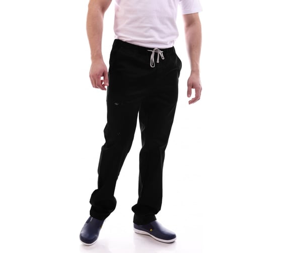 Мужские брюки ДОКТОР СТИЛЬ Софт черные NEW Брю 3410.17/112/XXL/3XL