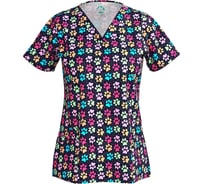 Блуза СОЮЗСПЕЦОДЕЖДА Эргофайв Актив (ERGOFIVE Active) EAJW02 женская принт лапки, 42-44 (XS) 2000000275154