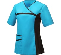 Женская блуза СОЮЗСПЕЦОДЕЖДА ОРИОН бирюза/черная, р. 64-66, рост 158-164 2000000142326