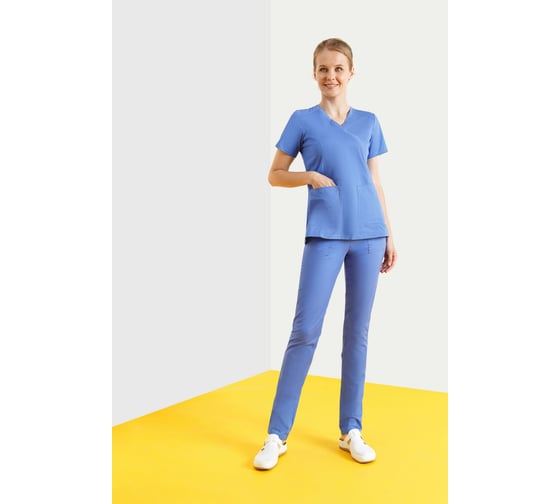 Женская блузка СОЮЗСПЕЦОДЕЖДА SINDIKA голубой, р. 54/XXXL 2000000077468