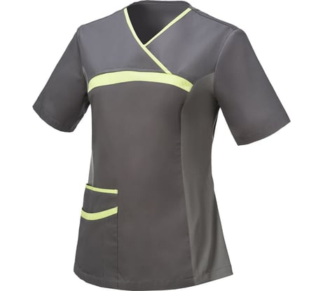 Женская блуза СОЮЗСПЕЦОДЕЖДА ОРИОН серая/лимонная, р. 56-58, рост 170-176 2000000142555