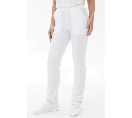 Брюки ГК Спецобъединение белые (120-124, 182-188), шт, Брю 718/120/182 1