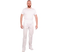 Брюки ГК Спецобъединение белые, мужские (88-92, 158-164), шт, Брю 714/88/158