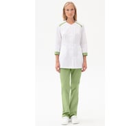 Костюм ГК Спецобъединение МИРАЖ, белый-св/зеленый (112-116, 182-188), компл, Кос 741/112/182