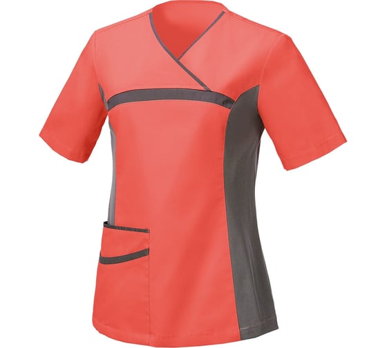 Женская блуза СОЮЗСПЕЦОДЕЖДА ОРИОН, коралловый/серый, р. 56-58, рост 158-164 2000000142418 1