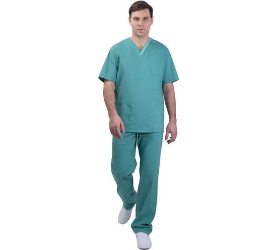 Костюм ГК Спецобъединение ХИРУРГ МЕДИКАЛ, зеленый, мужской (88-92, 194-200) Кос 848/88/194 1