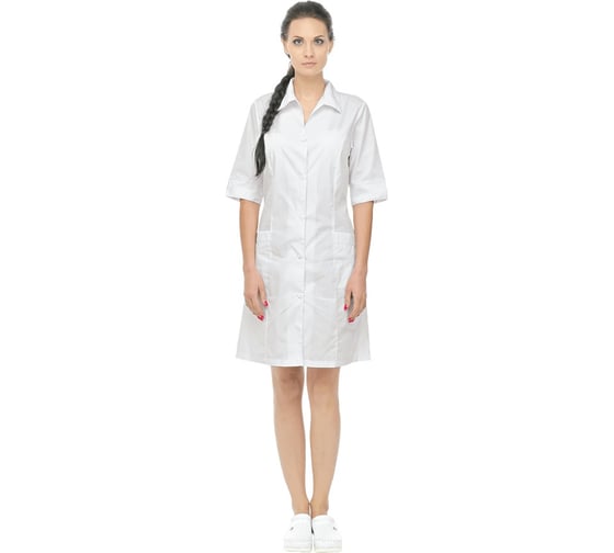 Халат ГК Спецобъединение СНЕЖАНА, белый (120-124, 182-188) Хал 728/120/182 1