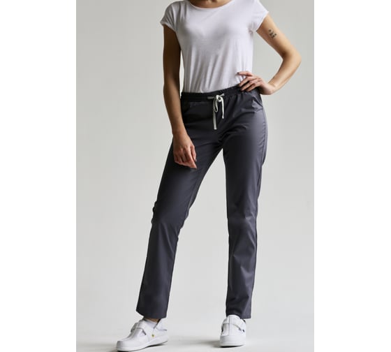 Женские брюки ДОКТОР СТИЛЬ Комфорт графит Брю 3401.20/104/XL