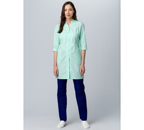 Женский халат Факел Симпл-002 MedLine, мятный, размер 50 87482336.005