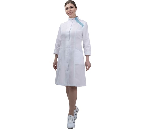 Халат ГК Спецобъединение ВОЛНА, белый Хал 886/80/158