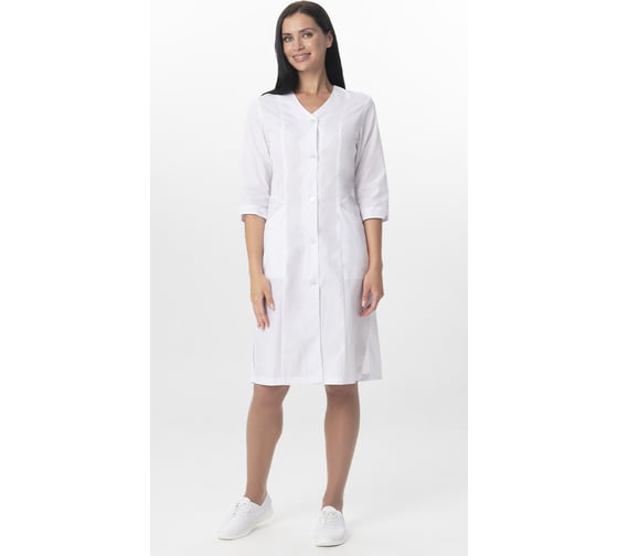 Халат ГК Спецобъединение АДАЖИО, белый (128-132, 182-188), шт, Хал 714/128/182