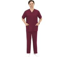 Костюм Tekca Line Хирург, унисекс, бордо, р.56-58, рост 158-164 2000000209784
