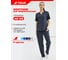 Костюм (блузка/брюки) женский TRUD RS72614, темно-серый, 3XL (52-54) 4610410934497 01.216186/3XL 4