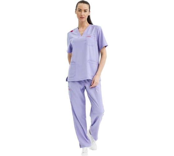 Костюм женский TRUD RS72614 блузка/брюки, сиреневый, M(44-46) 4610410934282