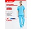 Костюм (блузка/брюки) женский TRUD RS72614, голубой, S (42-44) 4610410936576 01.216187/S 3