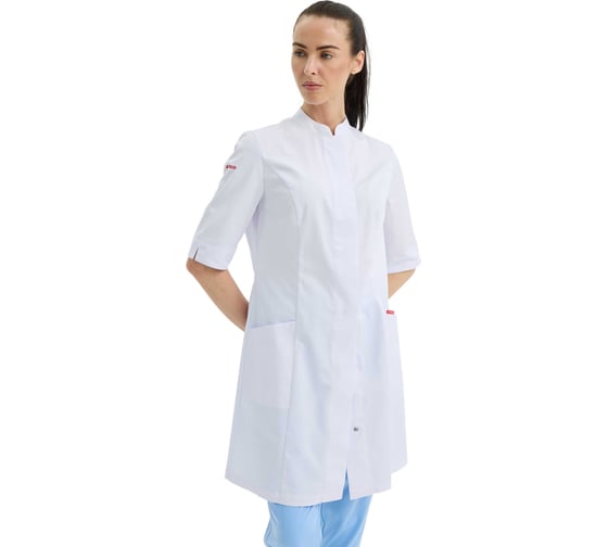 Халат женский TRUD RS72620 белый, S(42-44) 4610410914482