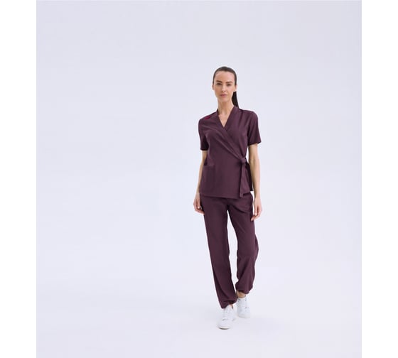 Костюм женский TRUD RS72616 блузка/брюки, лиловый, размер 3XL52-54 01.218166/54